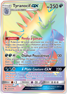 Carte Pokémon Tyranocif-GX 223/214 Rainbow Tonnerre Perdu