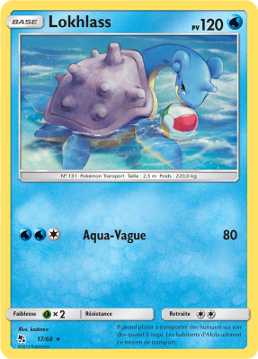 Carte Pokémon Lokhlass 17/68 Rare Destinées Occultes