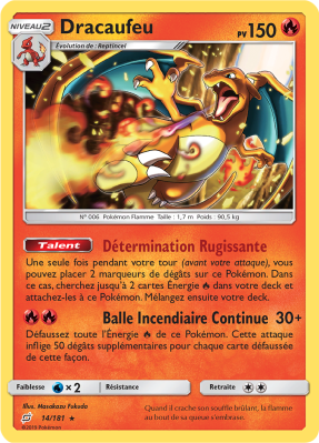 Carte Pokémon Dracaufeu 14/181 Rare Duo de Choc