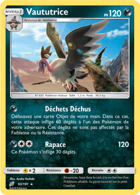 Carte Pokémon Vaututrice 93/181 Rare Duo de Choc