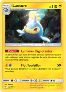 Carte Pokémon Lanturn 72/236 Rare Éclipse Cosmique
