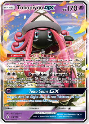 Carte Pokémon Tokopiyon-GX 60/145 Ultra Rare Gardiens Ascendants