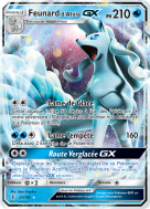 Carte Pokémon Feunard d'Alola-GX 22/145 Ultra Rare Gardiens Ascendants