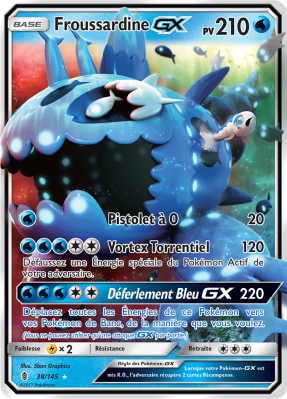 Carte Pokémon Froussardine-GX 38/145 Ultra Rare Gardiens Ascendants