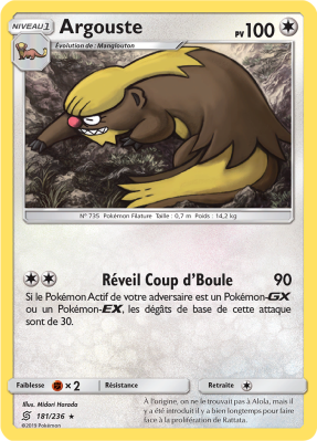 Carte Pokémon Argouste 181/236 Rare Harmonie des Esprits