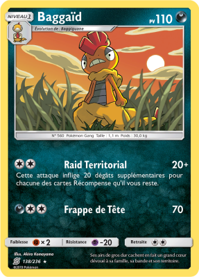 Carte Pokémon Baggaïd 138/236 Rare Harmonie des Esprits