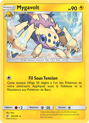 Carte Pokémon Mygavolt 62/236 Rare Harmonie des Esprits