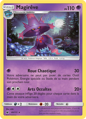 Carte Pokémon Magirêve 40/111 Rare Invasion Carmin