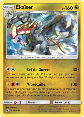 Carte Pokémon Ékaïser 77/111 Rare Invasion Carmin