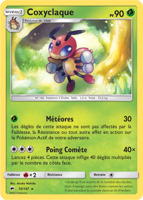 Carte Pokémon Coxyclaque 10/147 Rare Ombres Ardentes