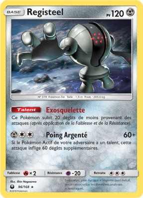 Carte Pokémon Registeel 96/168 Rare Tempête Céleste