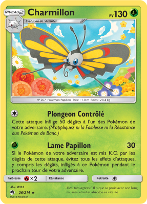 Carte Pokémon Charmillon 26/214 Rare Tonnerre Perdu
