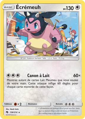 Carte Pokémon Écrémeuh 158/214 Rare Tonnerre Perdu