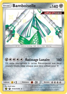 Carte Pokémon Bamboiselle SV32/SV94 Ultra Rare Destinées Occultes