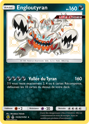 Carte Pokémon Engloutyran SV26/SV94 Ultra Rare Destinées Occultes