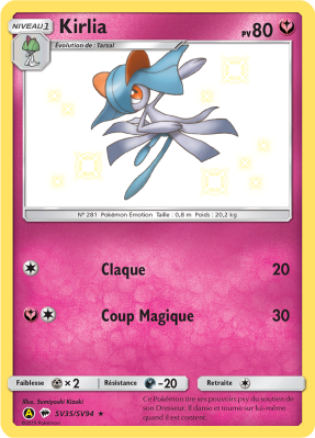 Carte Pokémon Kirlia SV35/SV94 Ultra Rare Destinées Occultes