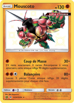 Carte Pokémon Mouscoto SV24/SV94 Ultra Rare Destinées Occultes