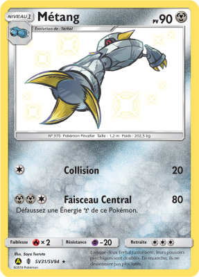 Carte Pokémon Métang SV31/SV94 Ultra Rare Destinées Occultes
