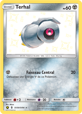 Carte Pokémon Terhal SV30/SV94 Ultra Rare Destinées Occultes