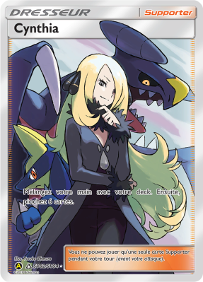 Carte Pokémon Cynthia SV82/SV94 Ultra Rare Destinées Occultes