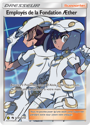 Carte Pokémon Employés de la Fondation Æther SV81/SV94 Ultra Rare Destinées Occultes