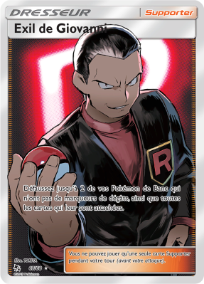 Carte Pokémon Exil de Giovanni 67/68 Ultra Rare Destinées Occultes