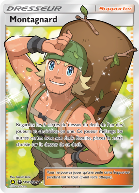 Carte Pokémon Montagnard SV85/SV94 Ultra Rare Destinées Occultes