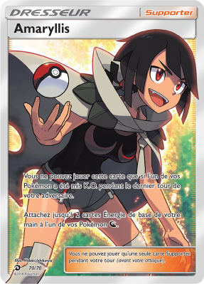 Carte Pokémon Amaryllis 70/70 Ultra Rare Majesté des Dragons