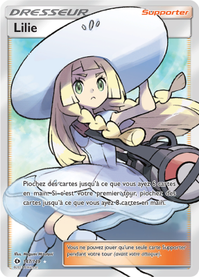 Carte Pokémon Lilie 147/149 Ultra Rare Soleil et Lune (JCC)