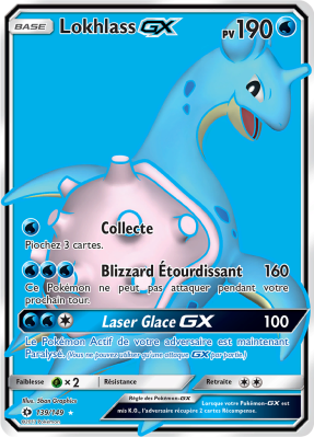 Carte Pokémon Lokhlass-GX 139/149 Ultra Rare Soleil et Lune (JCC)