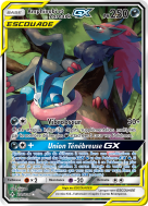 Carte Pokémon Amphinobi et Zoroark-GX 201/214 Ultra Rare Alliance Infaillible