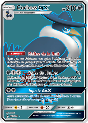 Carte Pokémon Corboss-GX 202/214 Ultra Rare Alliance Infaillible