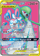 Carte Pokémon Gardevoir et Nymphali-GX 204/214 Ultra Rare Alliance Infaillible