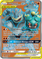 Carte Pokémon Marshadow et Mackogneur-GX 198/214 Ultra Rare Alliance Infaillible