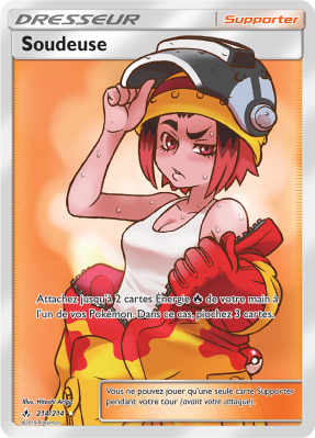 Carte Pokémon Soudeuse 214/214 Ultra Rare Alliance Infaillible