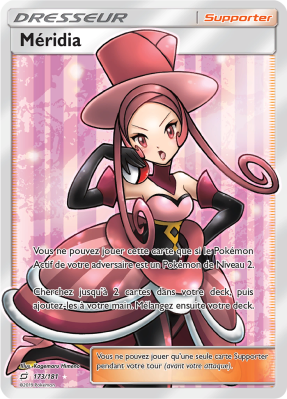 Carte Pokémon Méridia 173/181 Ultra Rare Duo de Choc
