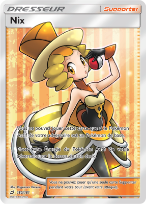 Carte Pokémon Nix 180/181 Ultra Rare Duo de Choc