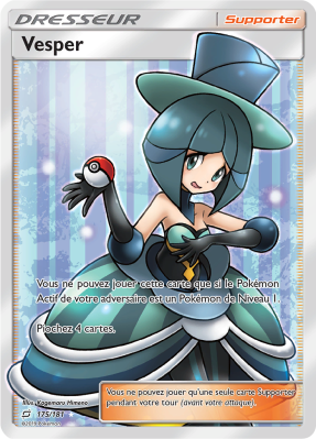 Carte Pokémon Vesper 175/181 Ultra Rare Duo de Choc