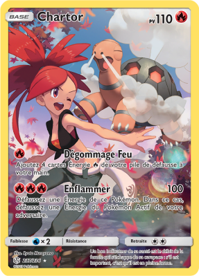Carte Pokémon Chartor 237/236 Ultra Rare Éclipse Cosmique