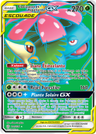 Carte Pokémon Florizarre et Vipélierre-GX 210/236 Ultra Rare Éclipse Cosmique