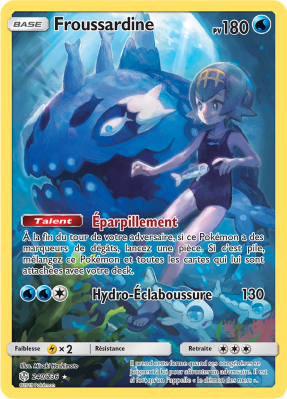 Carte Pokémon Froussardine 240/236 Ultra Rare Éclipse Cosmique