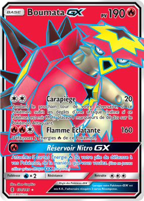 Carte Pokémon Boumata-GX 131/145 Ultra Rare Gardiens Ascendants