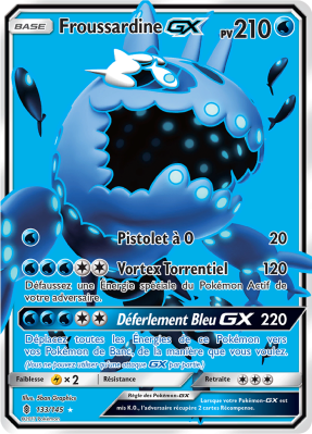 Carte Pokémon Froussardine-GX 133/145 Ultra Rare Gardiens Ascendants