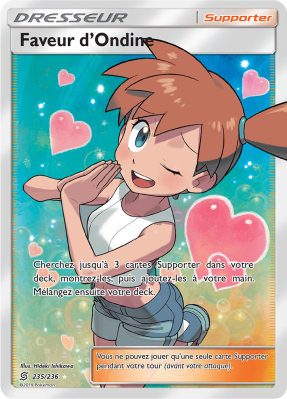 Carte Pokémon Faveur d'Ondine 235/236 Ultra Rare Harmonie des Esprits