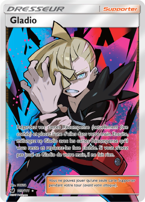 Carte Pokémon Gladio 109/111 Ultra Rare Invasion Carmin
