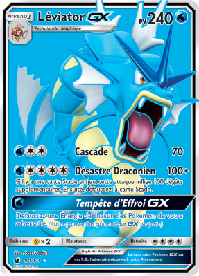 Carte Pokémon Léviator-GX 101/111 Ultra Rare Invasion Carmin