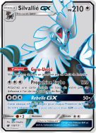Carte Pokémon Silvallié-GX 108/111 Ultra Rare Invasion Carmin