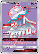 Carte Pokémon Zéroïd-GX 103/111 Ultra Rare Invasion Carmin