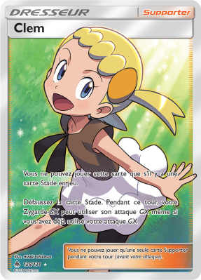 Carte Pokémon Clem 128/131 Ultra Rare Lumière Interdite