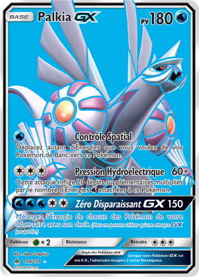 Carte Pokémon Palkia-GX 119/131 Ultra Rare Lumière Interdite